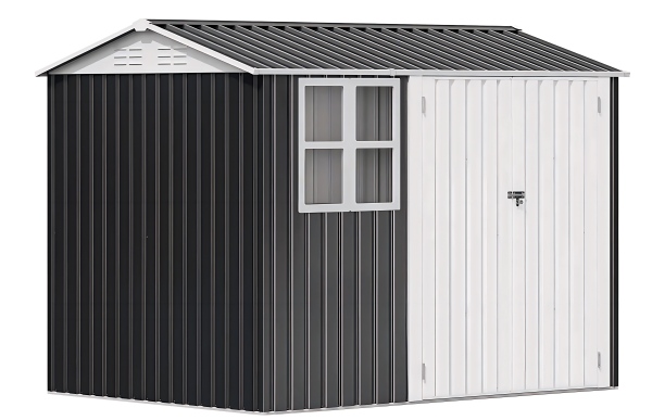 NOVA 430 Metal Apex Shed with Window